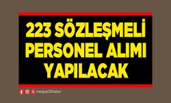 223 sözleşmeli personel alımı yapılacak