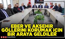 Eber ve Akşehir Göllerini korumak için bir araya geldiler