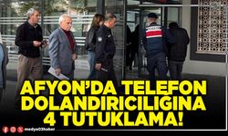Afyon’da telefon dolandırıcılığına 4 tutuklama!