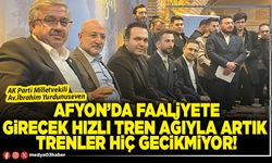 Afyon’da faaliyete girecek hızlı tren ağıyla artık trenler hiç gecikmiyor!