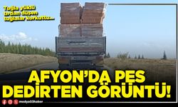 Afyon’da pes dedirten görüntü!