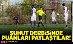 Şuhut derbisinde puanları paylaştılar!