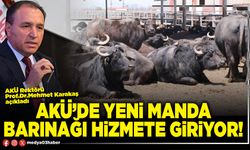 AKÜ’de yeni manda barınağı hizmete giriyor!