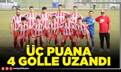 Üç puana 4 golle uzandı
