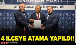 4 ilçeye atama yapıldı!