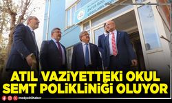 Atıl vaziyetteki okul semt polikliniği oluyor