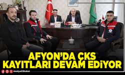 Afyon’da ÇKS kayıtları devam ediyor