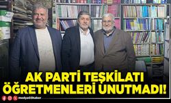 AK Parti teşkilatı öğretmenleri unutmadı!