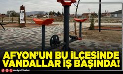 Afyon’un bu ilçesinde vandallar iş başında!