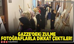Gazze’deki zulme fotoğraflarla dikkat çektiler!
