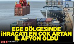 Ege Bölgesinde ihracatı en çok artan İl Afyon oldu