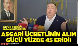 Asgari ücretlinin alım gücü yüzde 45 eridi!