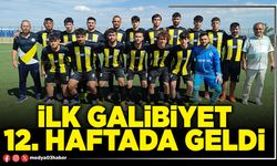 İlk galibiyet 12. haftada geldi