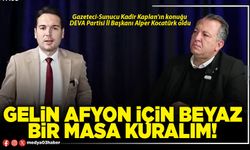 Gelin Afyon için beyaz bir masa kuralım!