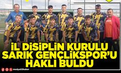 İl Disiplin Kurulu Sarık Gençlikspor’u haklı buldu