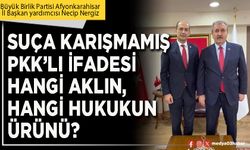 Suça karışmamış PKK’lı ifadesi hangi aklın, hangi hukukun ürünü?