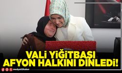 Vali Yiğitbaşı Afyon halkını dinledi!