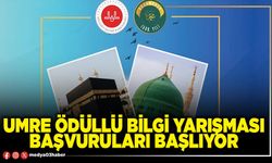 Umre ödüllü bilgi yarışması başvuruları başlıyor