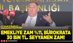 Emekliye zam %11, bürokrata 30 Bin TL. seyyanen zam!