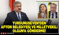Yurdunuseven’den Afyon Belediyesi ve Milletvekili Olgun’a gönderme!
