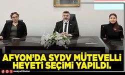 Afyon’da SYDV mütevelli heyeti seçimi yapıldı