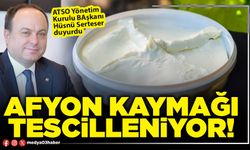 Afyon kaymağı tescilleniyor!