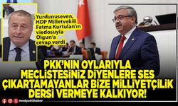PKK’nın oylarıyla meclistesiniz diyenlere ses çıkartamayanlar bize milliyetçilik dersi vermeye kalkıyor!