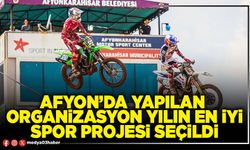 Afyon’da yapılan organizasyon yılın en iyi spor projesi seçildi