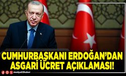 Cumhurbaşkanı Erdoğan’dan asgari ücret açıklaması!