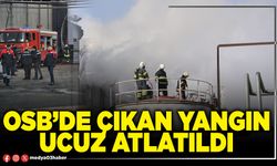 OSB’de çıkan yangın ucuz atlatıldı