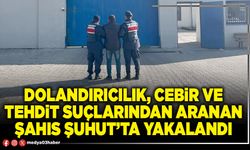 Dolandırıcılık, cebir ve tehdit suçlarından aranan şahıs şuhut’ta yakalandı