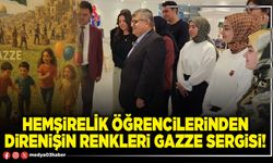 Hemşirelik öğrencilerinden Direnişin Renkleri Gazze sergisi!