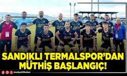 Sandıklı Termalspor’dan müthiş başlangıç!