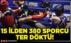 15 İlden 380 sporcu ter döktü!