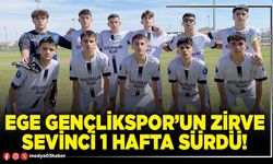 Ege Gençlikspor’un zirve sevinci 1 hafta sürdü!
