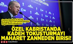 Özel kabristanda kadeh tokuşturmayı maharet zanneden birisi!