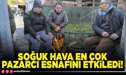 Soğuk hava en çok pazarcı esnafını etkiledi!
