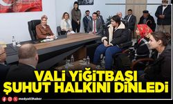 Vali Yiğitbaşı Şuhut halkını dinledi