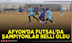Afyon’da Futsal’da şampiyonlar belli oldu