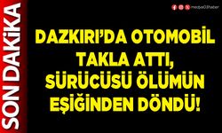 Dazkırı’da otomobil takla attı, sürücüsü ölümün eşiğinden döndü!