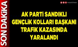 AK Parti Sandıklı Gençlik Kolları Başkanı trafik kazasında yaralandı