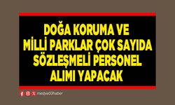 Doğa Koruma ve Milli Parklar çok sayıda sözleşmeli personel alımı yapacak