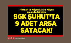 SGK Şuhut ilçesinde 9 adet arsa satacak!