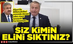 Siz kimin elini sıktınız?
