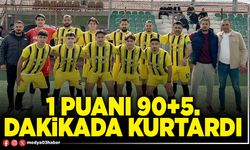 1 puanı 90+5. dakikada kurtardı