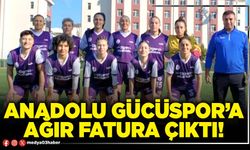 Anadolu Gücüspor’a ağır fatura çıktı!