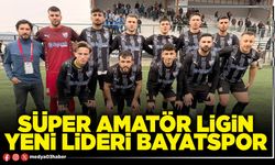 Süper Amatör Ligin yeni lideri Bayatspor
