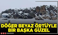 Döğer beyaz örtüyle bir başka güzel