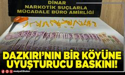 Dazkırı’nın bir köyüne uyuşturucu baskını!