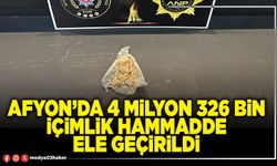 Afyon’da 4 Milyon 326 Bin içimlik hammadde ele geçirildi